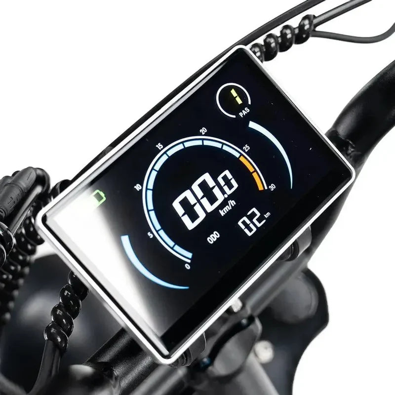 OUXI V8 - Fatbike Zwart